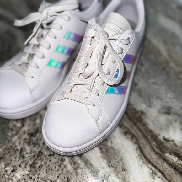 Adidas Grand Court holographic sneakers - SIZE 7 - Picture 7 of 10